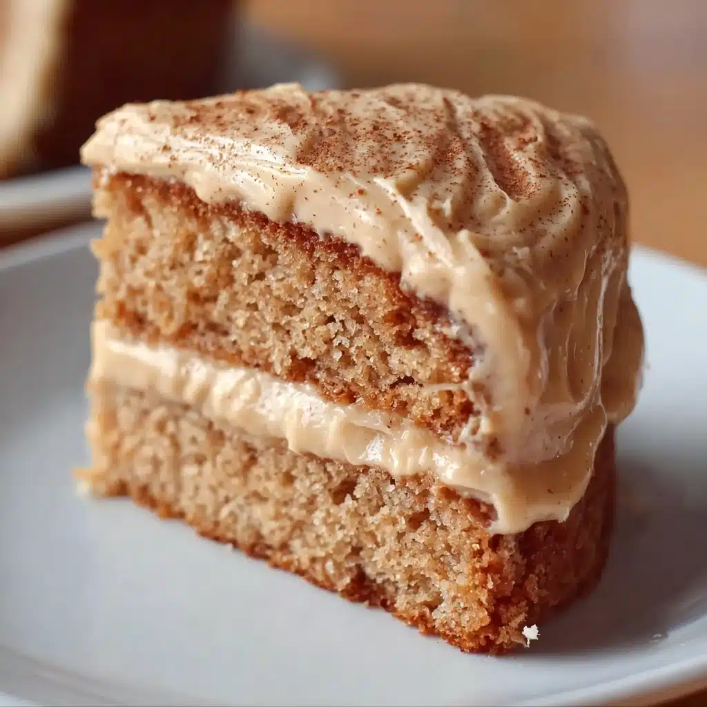 Applesauce Cake with Cinnamon Cream Cheese Frosting Recipe - Recipe Image