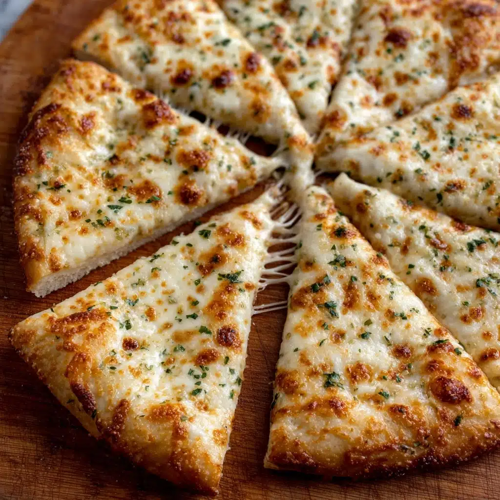 White Pizza with Garlic Recipe - Recipe Image