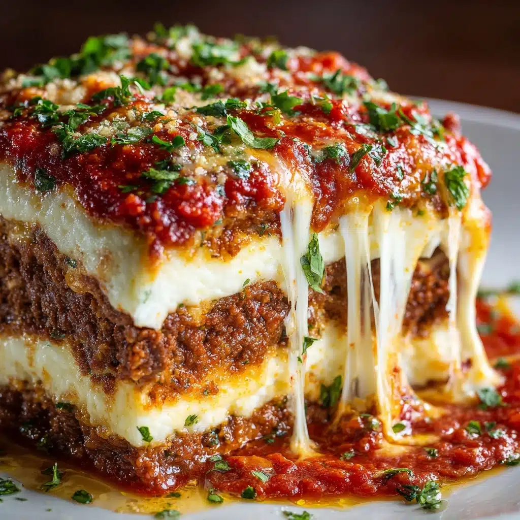 Stuffed Italian Meatloaf Recipe - Recipe Image