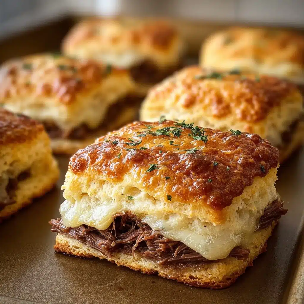 Baked French Dip Biscuits Recipe