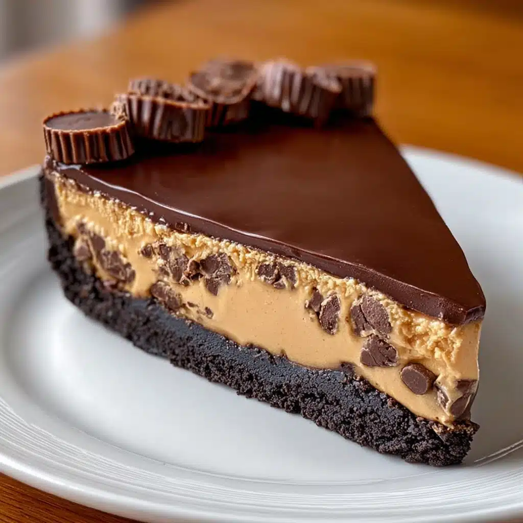 Giant Reese’s Peanut Butter Cup Pie Recipe - Recipe Image