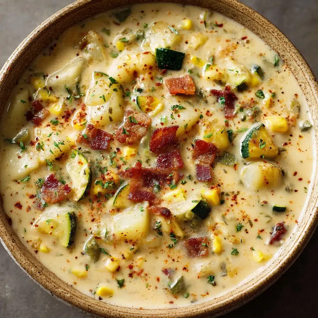 Summer Corn and Zucchini Chowder Recipe - Recipe Image