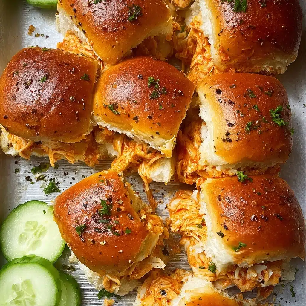 Spicy Buffalo Chicken Sliders Recipe - Recipe Image