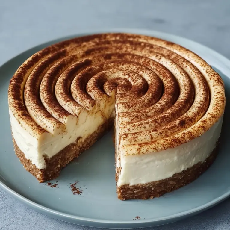 Cinnamon Roll Cheesecake Recipe