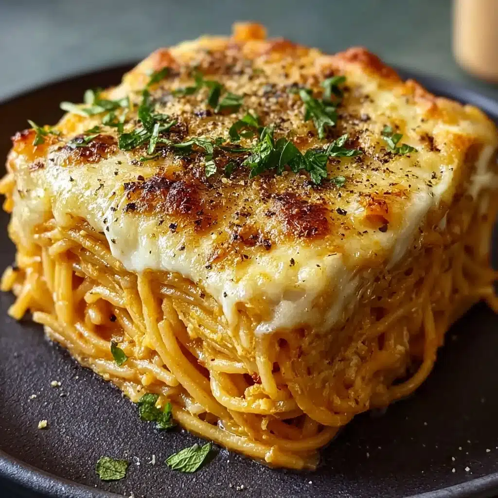 Baked Cream Cheese Spaghetti Casserole Recipe