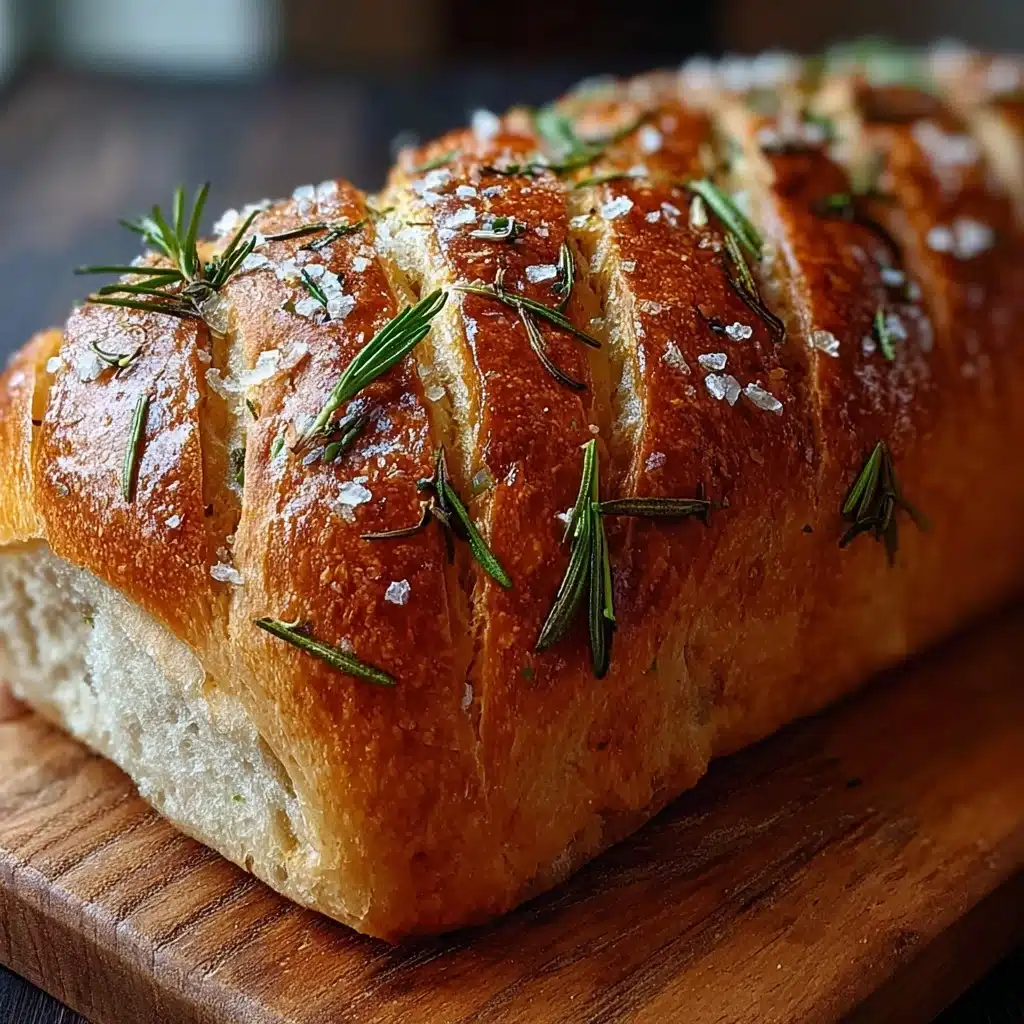 No-Knead Rosemary Sea Salt Bread – So Easy Recipe - Recipe Image