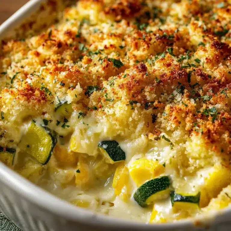 Quick Baked Zucchini Parmesan Casserole Recipe