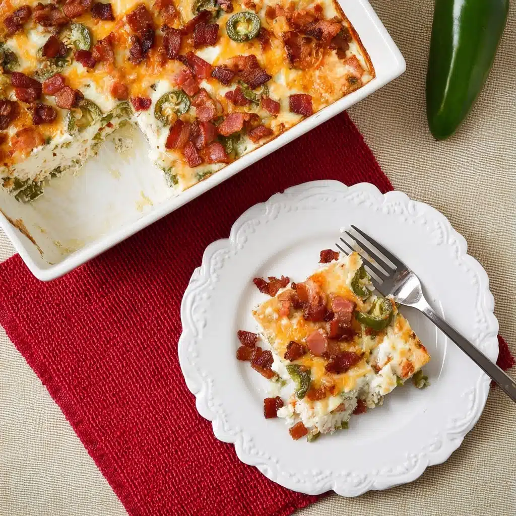 Keto Jalapeno Popper Casserole Recipe - Recipe Image
