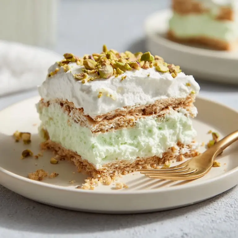 Pistachio Pudding Icebox Cake Recipe