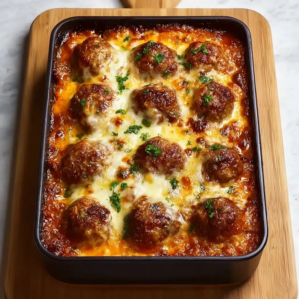 Dump-and-Bake Meatball Casserole Recipe - Recipe Image