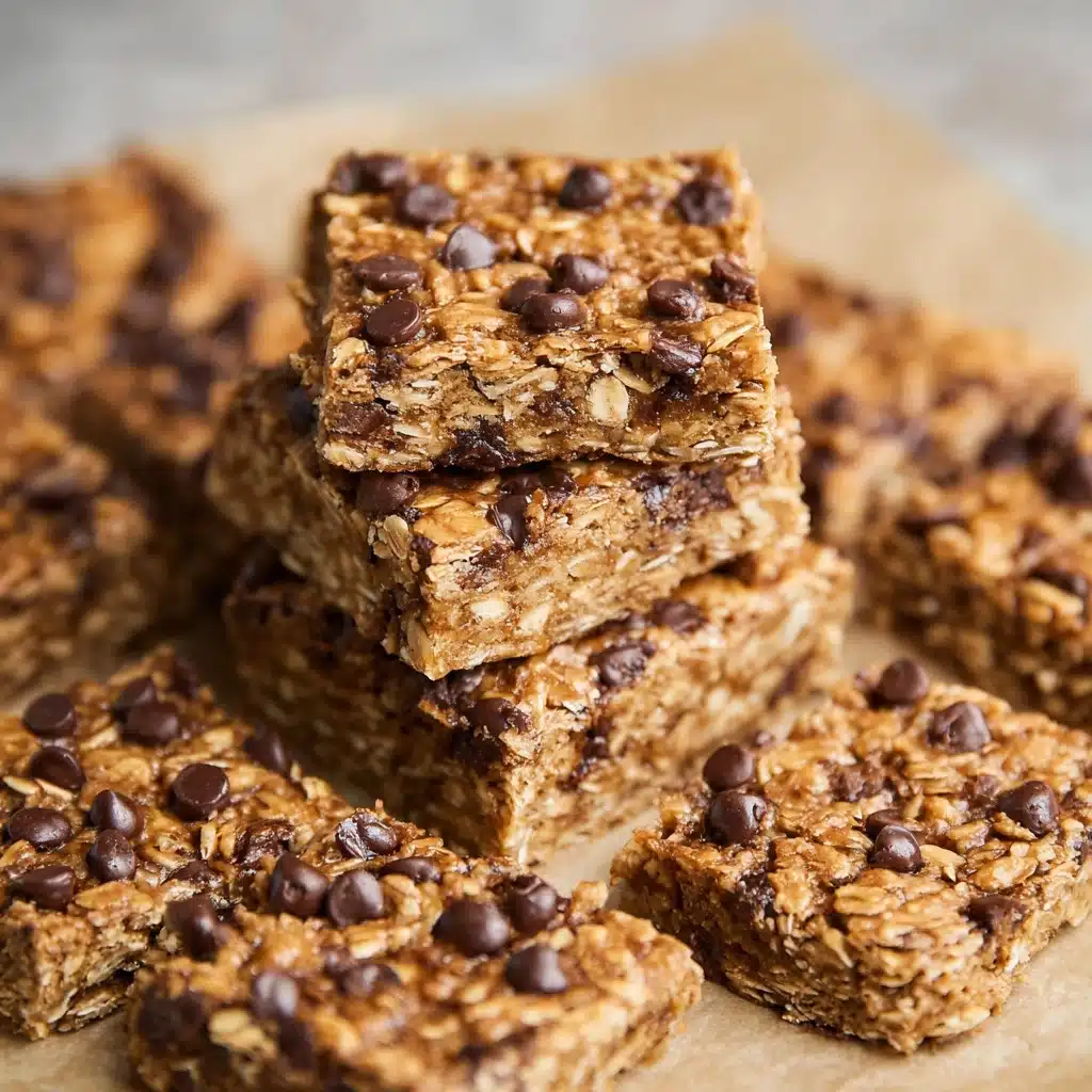 Easy Banana Peanut Butter Oatmeal Bars Recipe - Recipe Image
