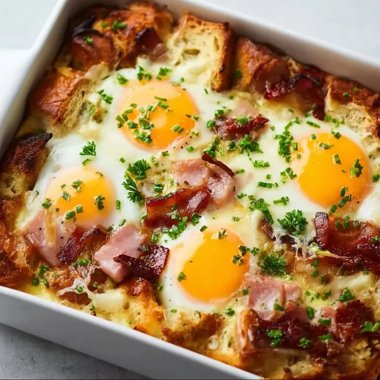Overnight Eggs Benedict Casserole Recipe