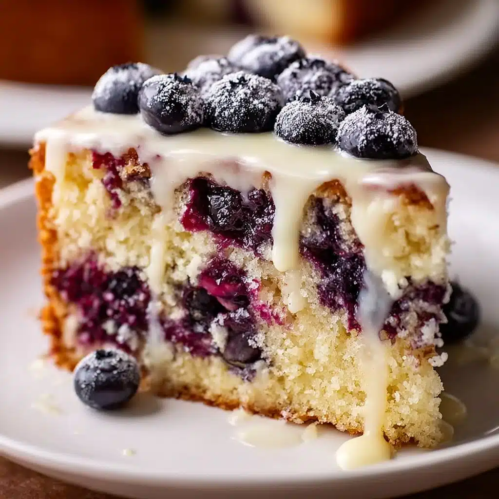 Blueberry Sour Cream Coffee Cake Recipe - Recipe Image