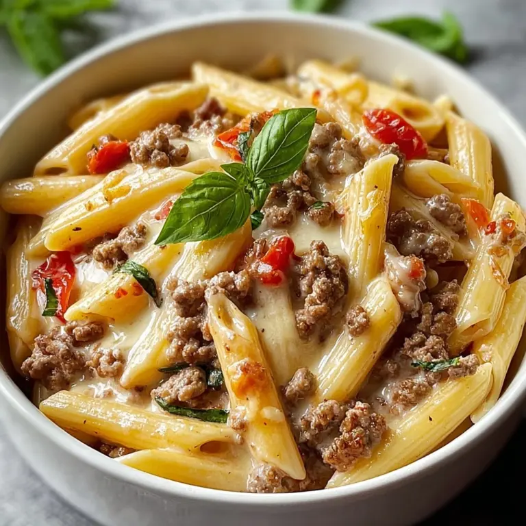 Creamy Rotel Pasta with Ground Beef Recipe