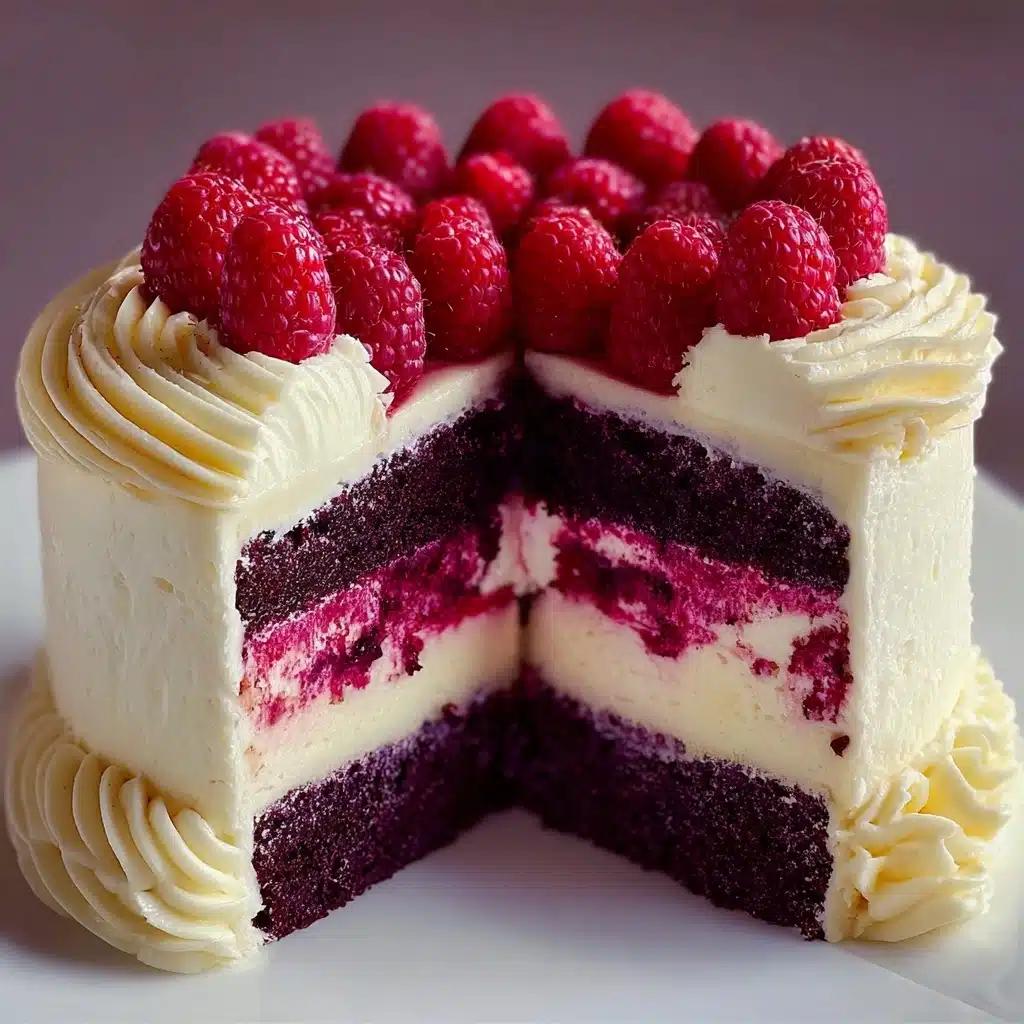 colate Raspberry Dream Cake – Sweet Easy Recipe - Recipe Image