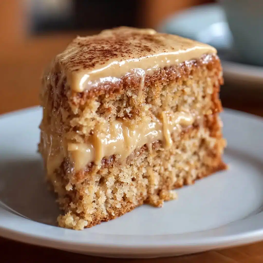 Applesauce Cake with Cinnamon Cream Cheese Frosting Recipe - Recipe Image