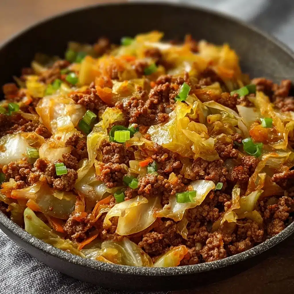 Ground Beef and Cabbage Skillet Recipe - Recipe Image