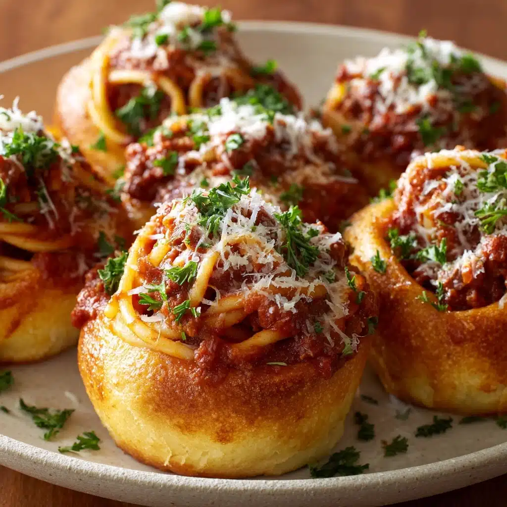 Spaghetti Garlic Bread Bowls Recipe