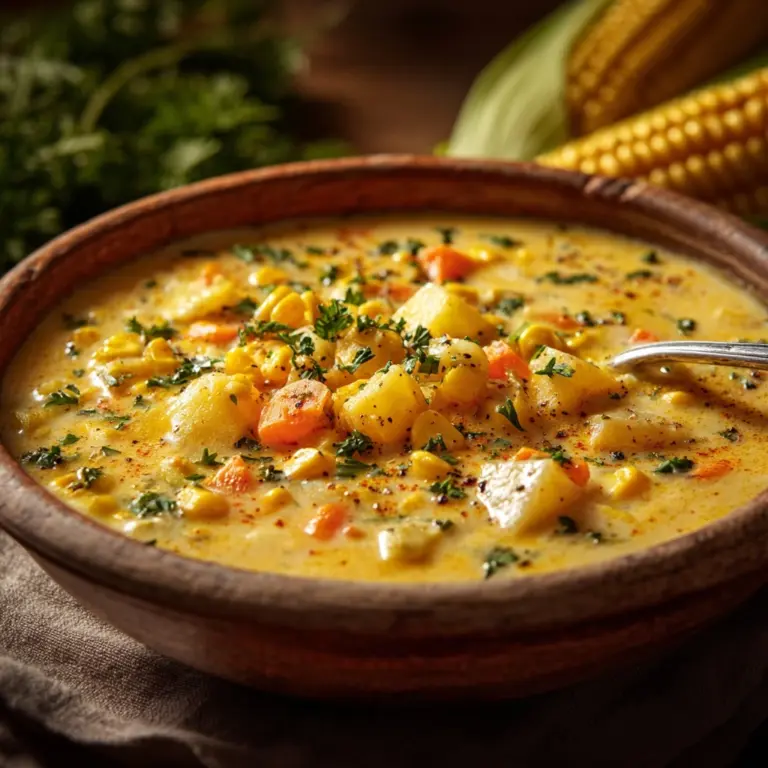 Delightful Summer Fresh Corn and Zucchini Chowder Recipe