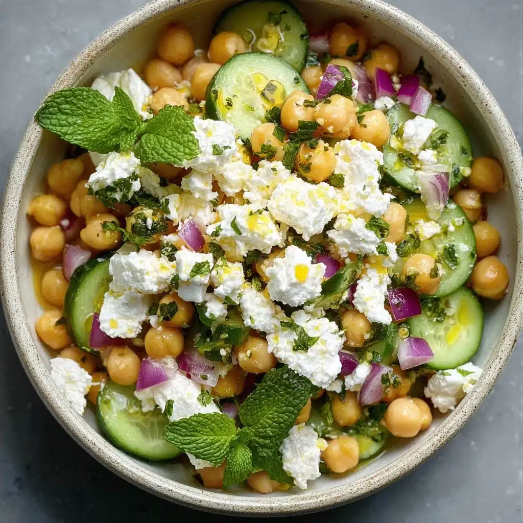 Cottage Cheese and Chickpea Salad Recipe - Recipe Image