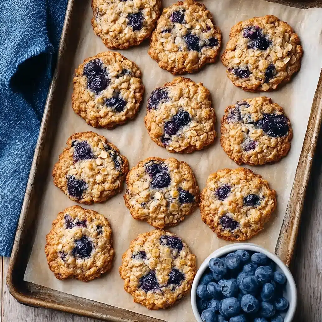 Chewy Blueberry Oatmeal Cookies Recipe - Recipe Image