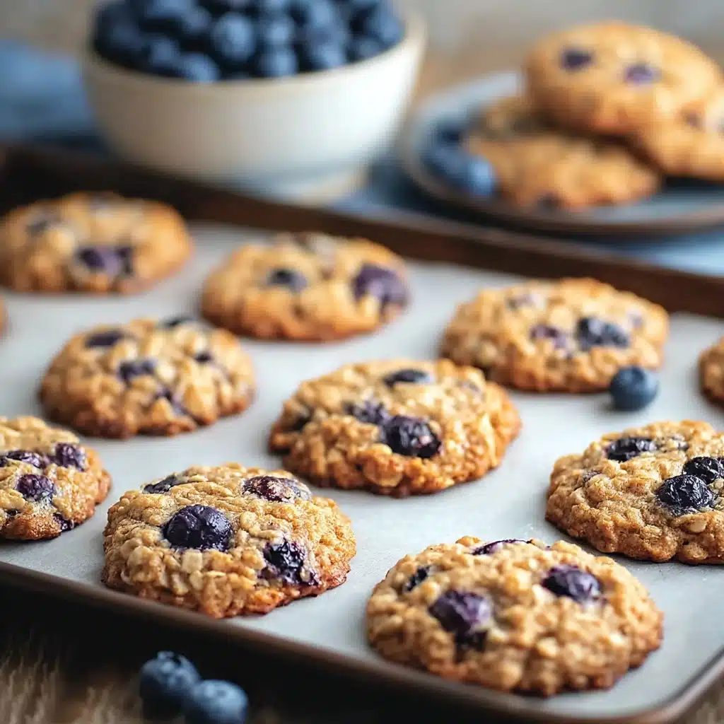 Chewy Blueberry Oatmeal Cookies Recipe - Recipe Image