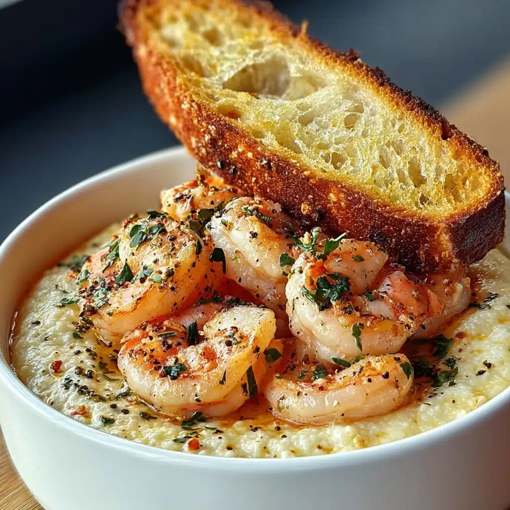 Shrimp Scampi Bowls with Garlic Bread Recipe - Recipe Image