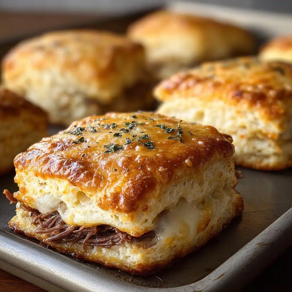 Baked French Dip Biscuits Recipe - Recipe Image