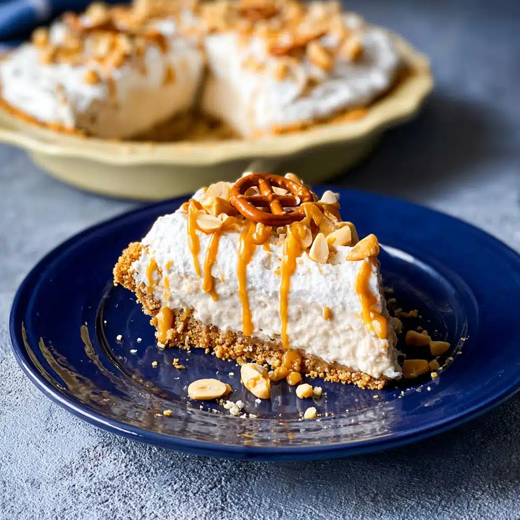 Peanut Butter Pretzel Pie Recipe - Recipe Image