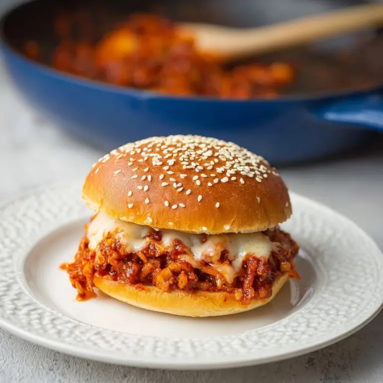 Chicken Parmesan Sloppy Joes Recipe