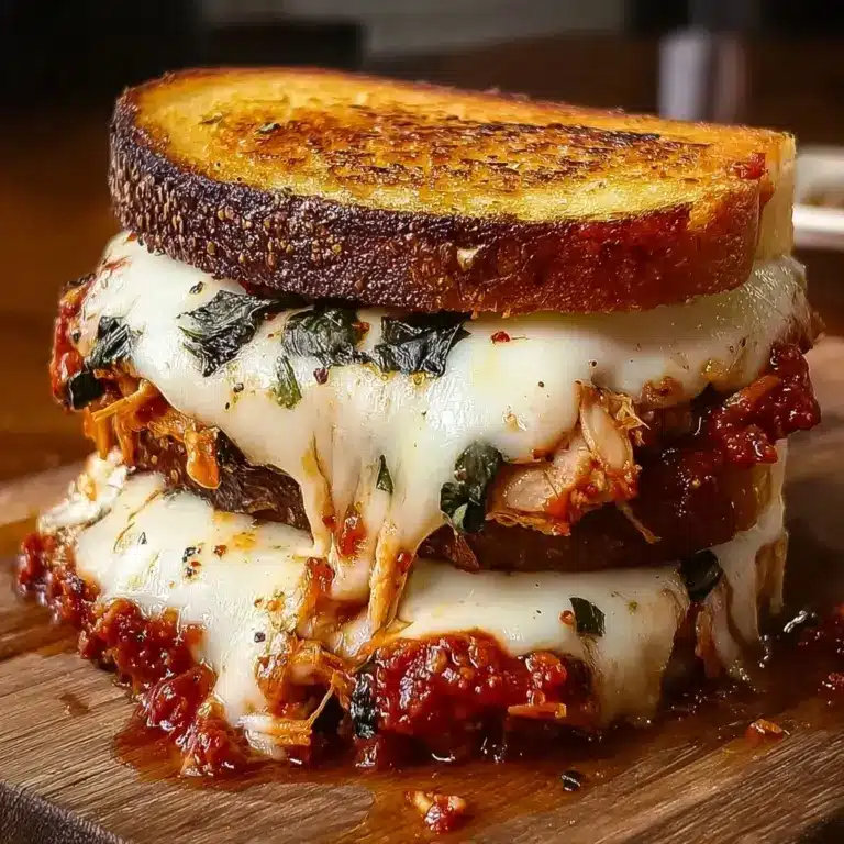 Lazy Chicken Parmesan Grilled Cheese Recipe