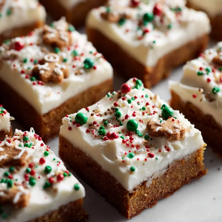 Gingerbread Cookie Bars Recipe