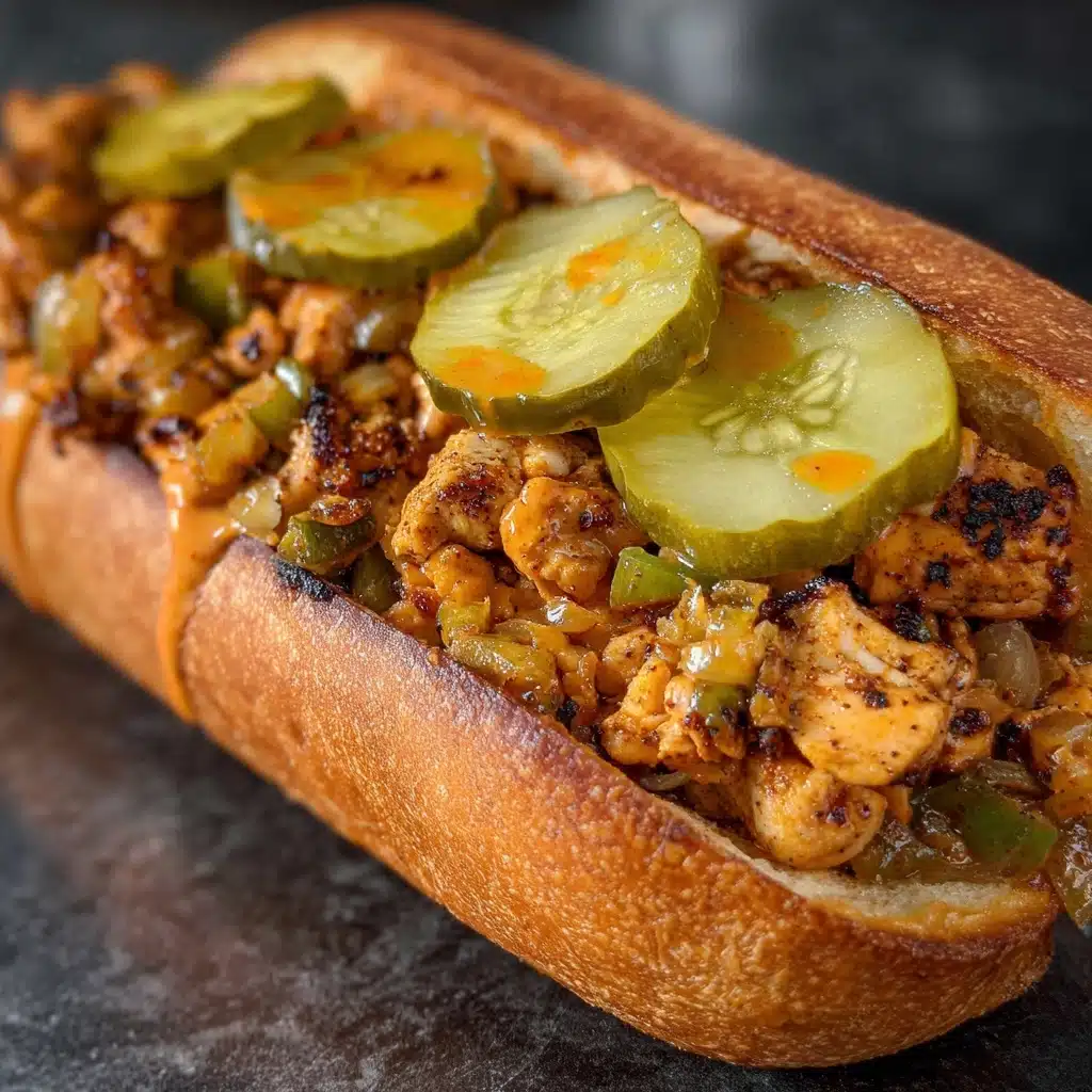 Nashville Hot Chicken Cheesesteaks Recipe - Recipe Image