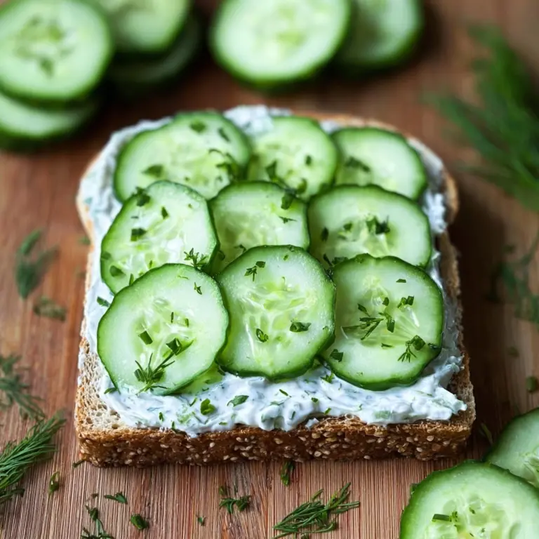 Cucumber Sandwiches Recipe