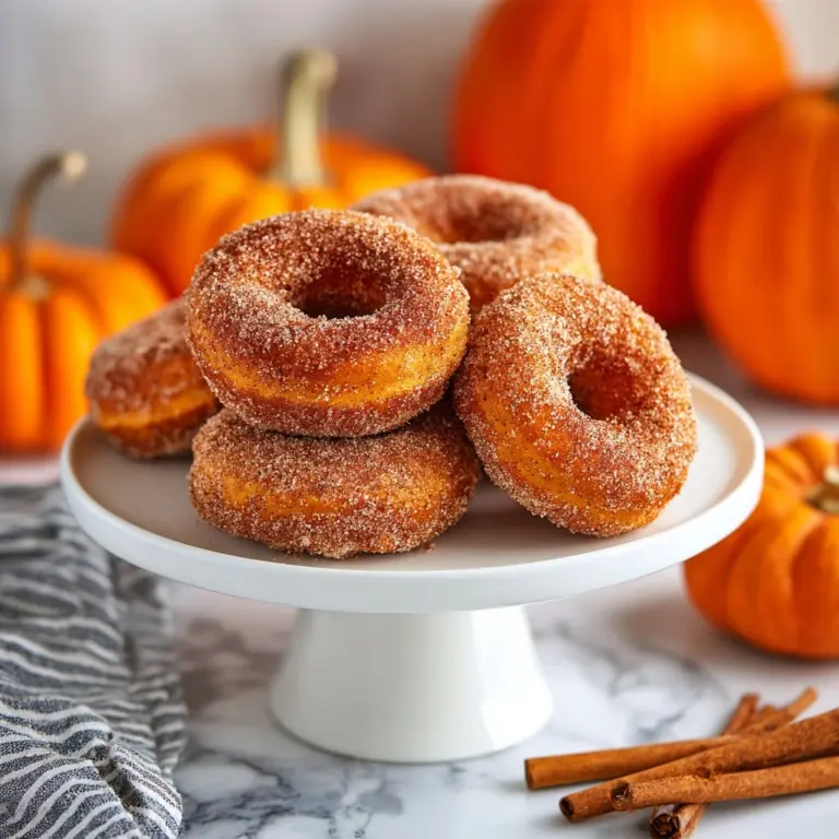 Easy Baked Pumpkin Donuts Recipe