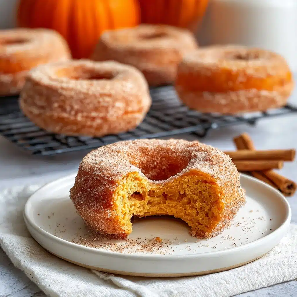 Easy Baked Pumpkin Donuts Recipe - Recipe Image