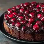 Chocolate Cherry Upside Down Cake Recipe