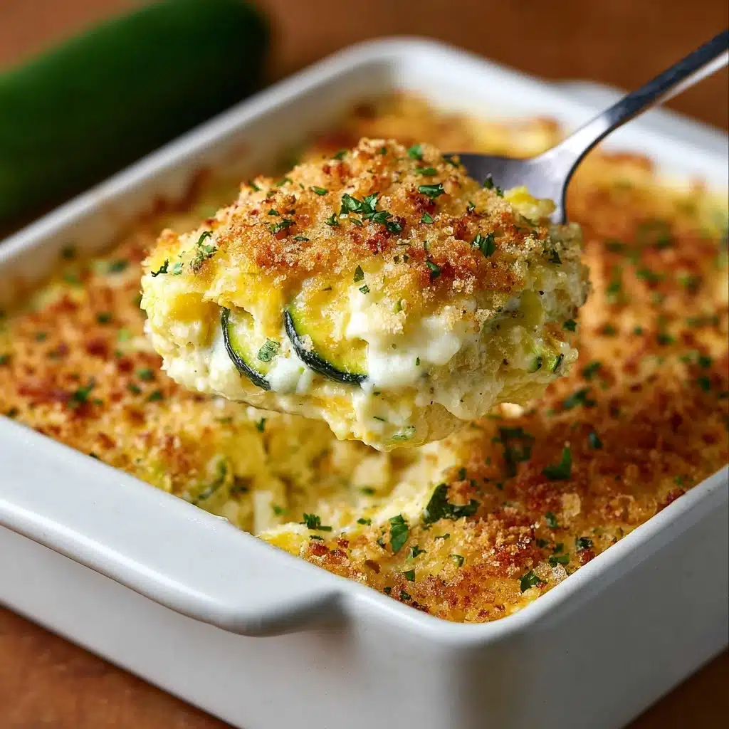 Quick Baked Zucchini Parmesan Casserole Recipe - Recipe Image