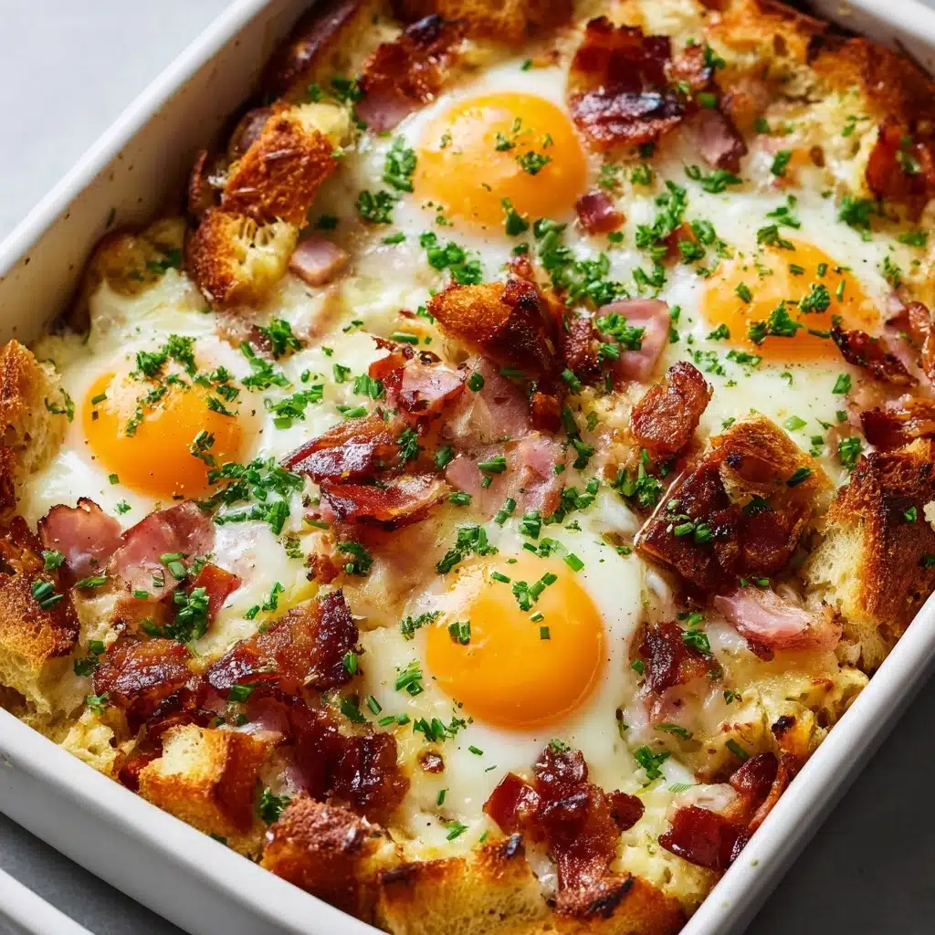 Overnight Eggs Benedict Casserole Recipe - Recipe Image