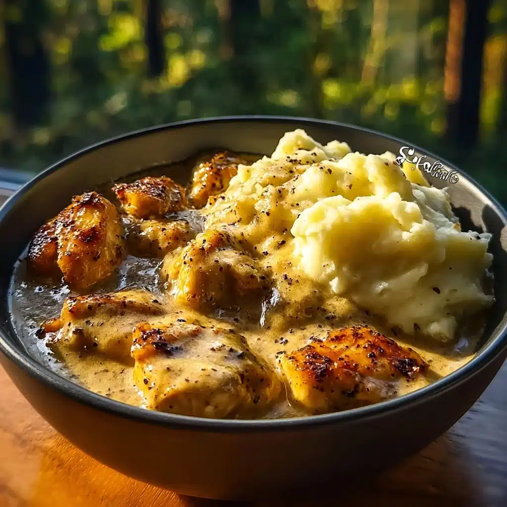 Slow Cooker Creamy Chicken & Gravy Recipe - Recipe Image