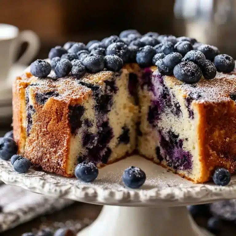 Blueberry Sour Cream Coffee Cake Recipe