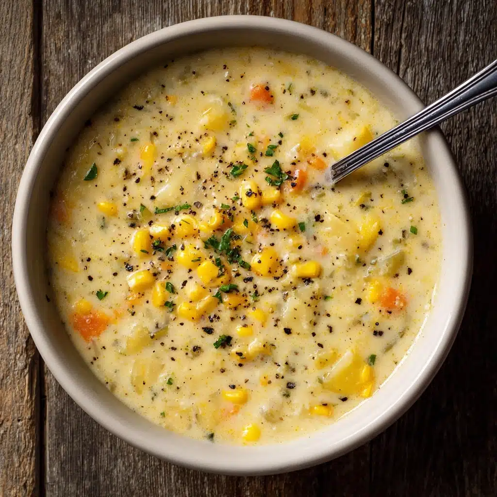 Delightful Summer Fresh Corn and Zucchini Chowder Recipe - Recipe Image