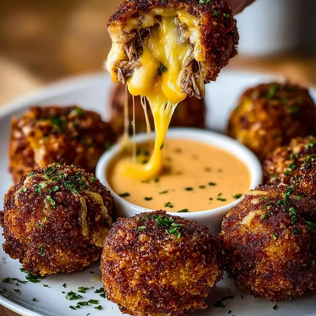 Reuben Balls with Spicy Thousand Island Dipping Sauce Recipe