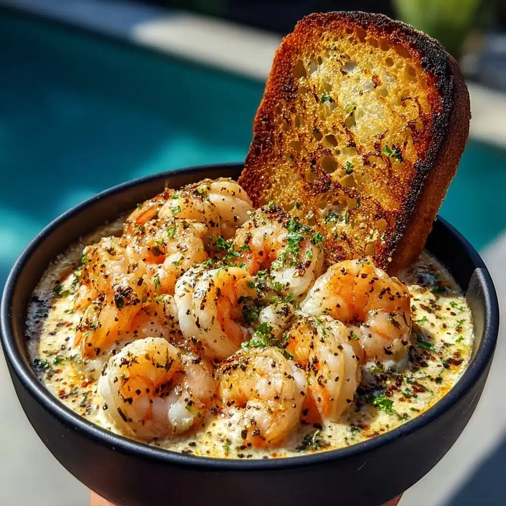 Shrimp Scampi Bowls with Garlic Bread Recipe