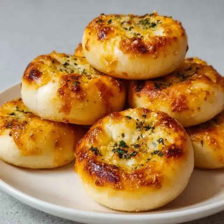Golden Crust Garlic Rosemary Focaccia Muffins Recipe