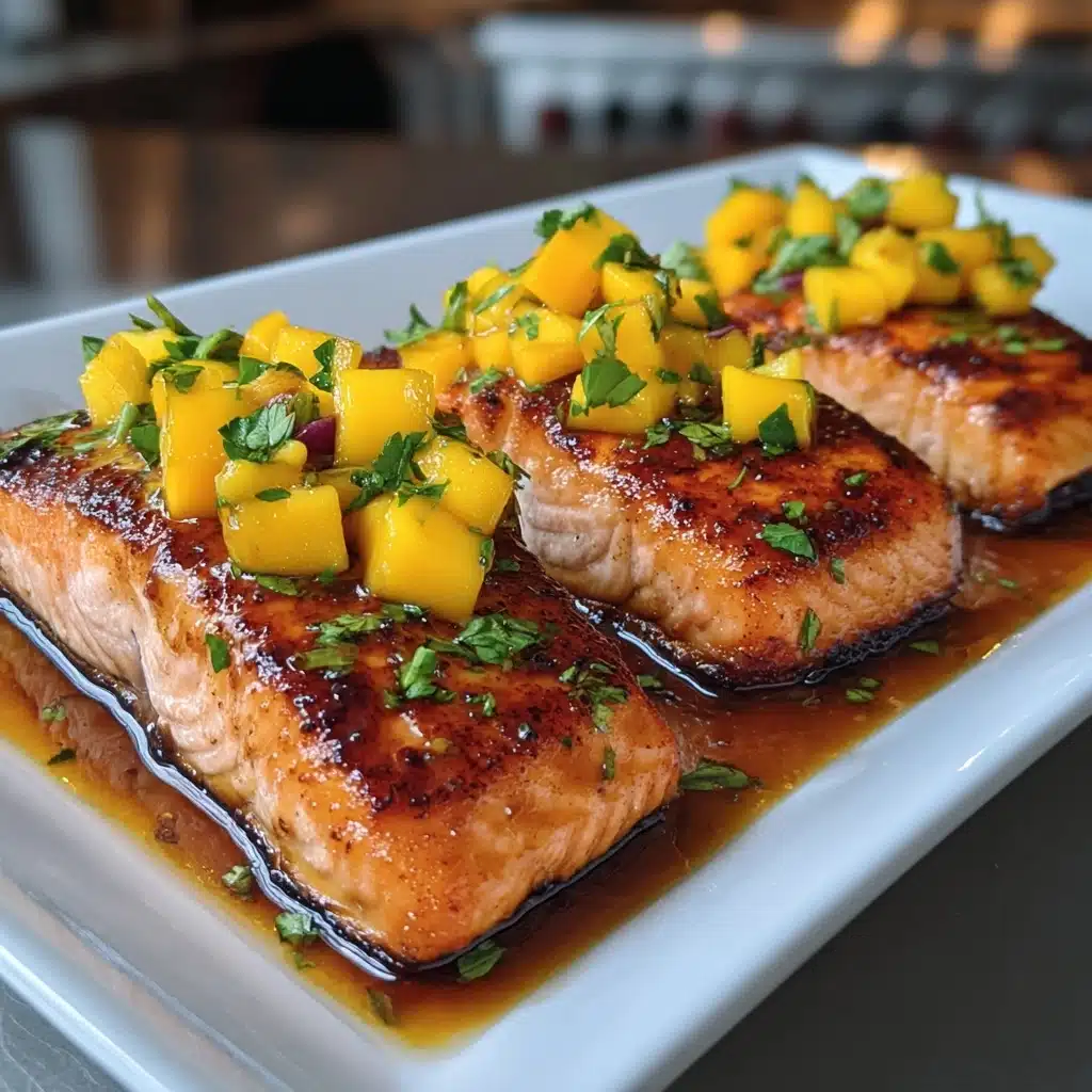 Once the salmon is cooked, transfer the fillets to serving plates Recipe