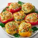 Herby Ricotta Stuffed Peppers Recipe