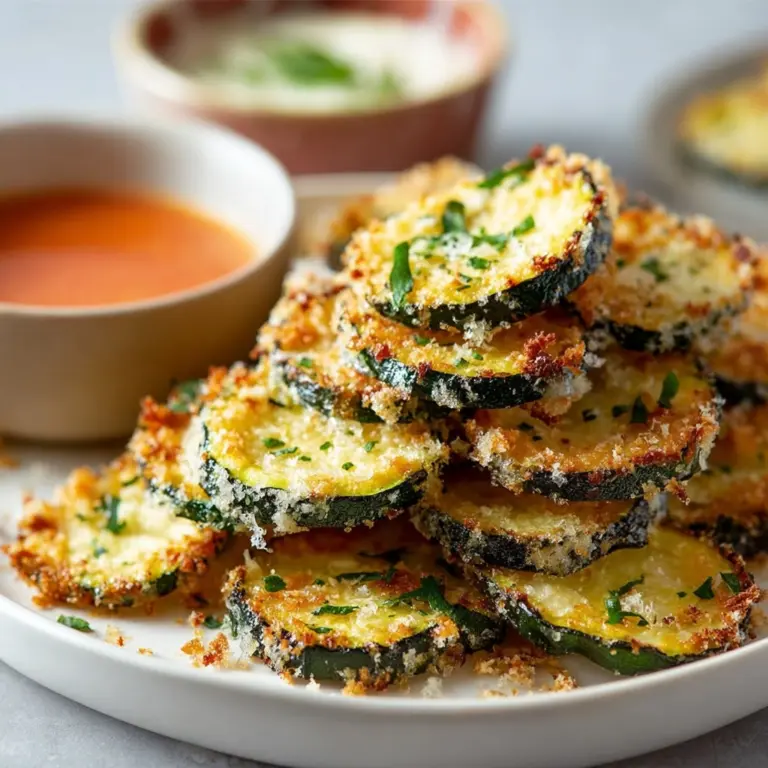 Crispy Baked Parmesan Zucchini Recipe