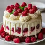 White Chocolate Raspberry Dream Cake Recipe