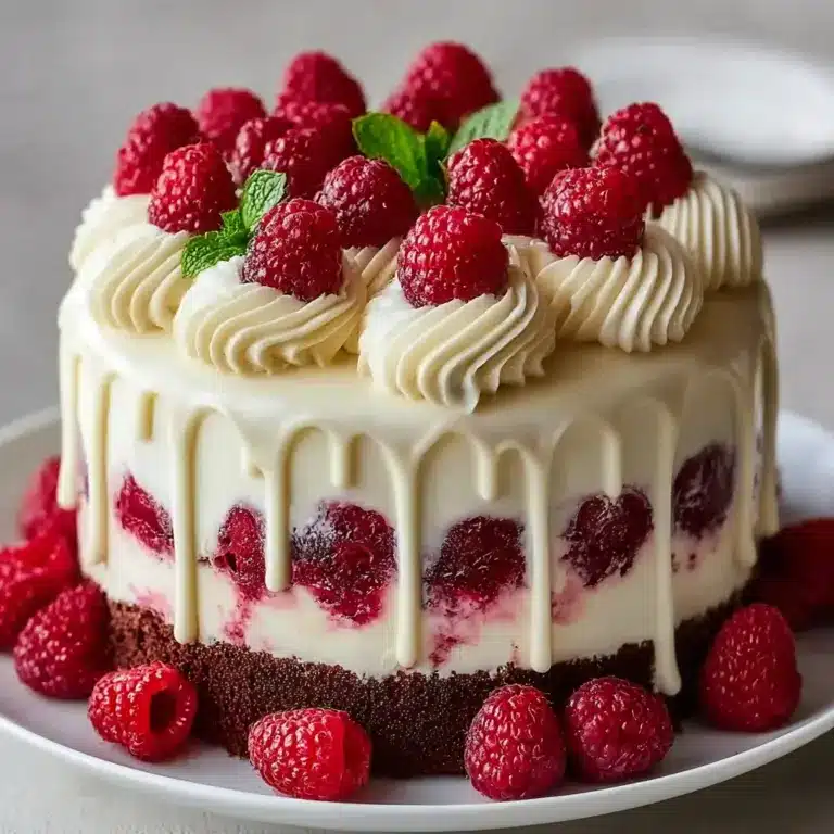 White Chocolate Raspberry Dream Cake Recipe